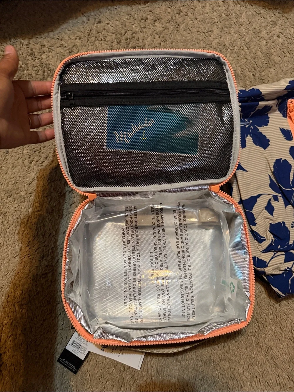 Gently used Aloha Collection Salina Tiny Stripe Backpack and Lunch Box
